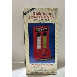 1950 All Metal Antique Stick Gum Machine New In Box ! RARE
